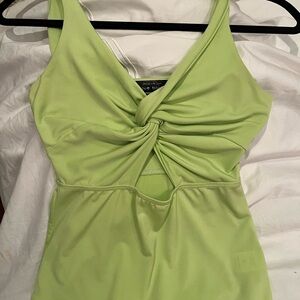 Green bodysuit